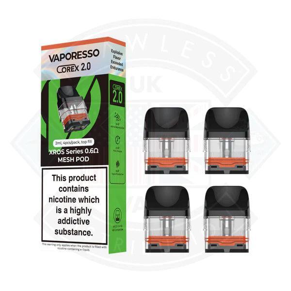 Vaporesso Xros Series Corex 2.0 Replacement Pods - 4 Pack - Flawless Vape Shop