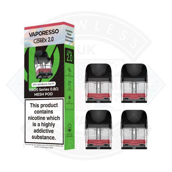 Vaporesso Xros Series Corex 2.0 Replacement Pods - 4 Pack - Flawless Vape Shop