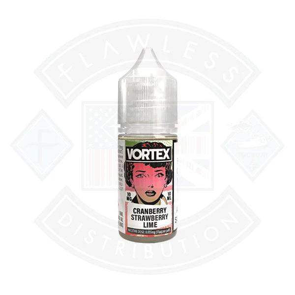 Vortex Cranberry Strawberry Lime Nic Salt 10ml - Flawless Vape Shop