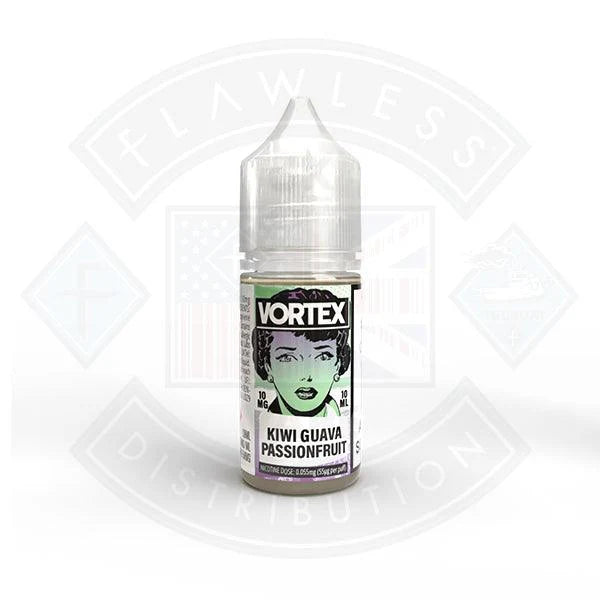 Vortex Kiwi Guava Passionfruit Nic Salt 10ml - Flawless Vape Shop