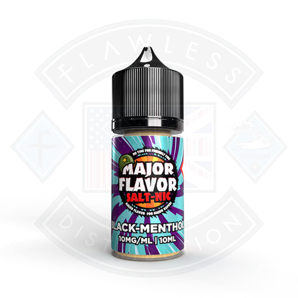 Major Flavor Black Menthol 10ml Nic Salt