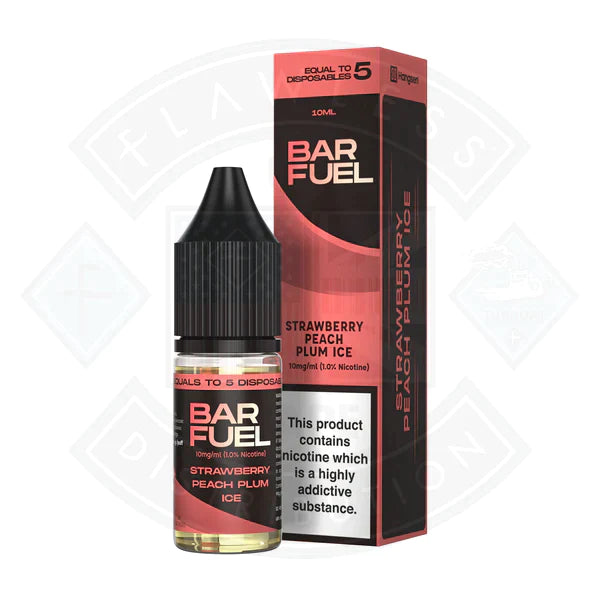 Bar Fuel by Hangsen - Strawberry Peach Plum Ice Nic Salt 10ml