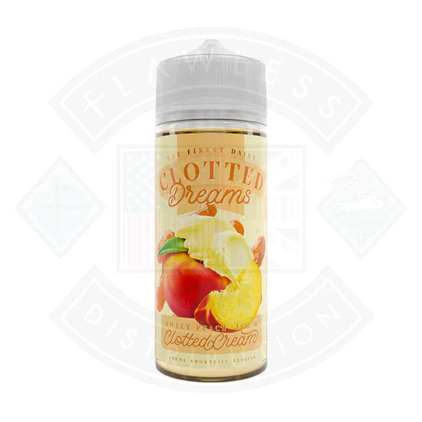 Clotted Dreams - Sweet Peach Jam & Clotted Cream 0mg 100ml Shortfill