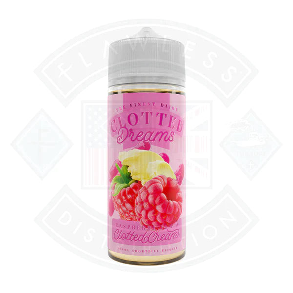 Clotted Dreams - Raspberry Jam & Clotted Cream 0mg 100ml Shortfill