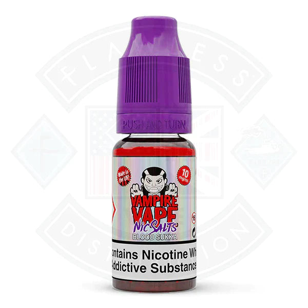 Blood Sukka Nic Salt by Vampire Vape 10ml