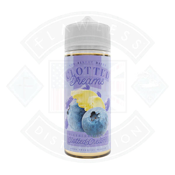 Clotted Dreams - Blueberry Jam & Clotted Cream 0mg 100ml Shortfill