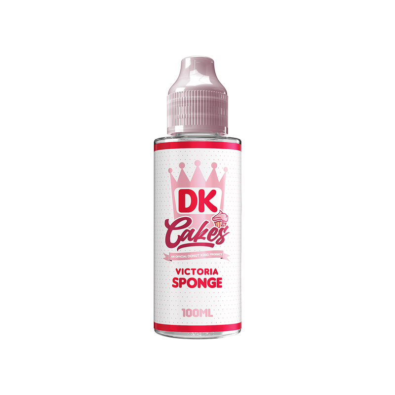 Donut King Cake - Victoria Sponge 0mg 100ml Shortfill