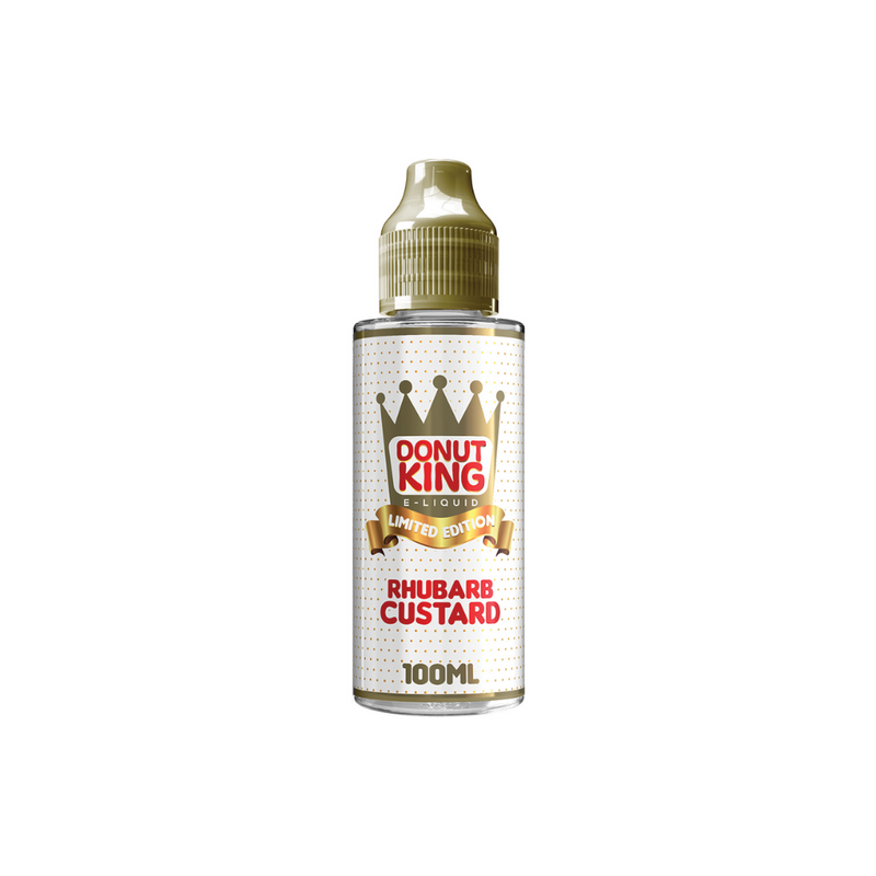 Donut King Limited Edition - Rhubarb Custard 0mg 100ml Shortfill