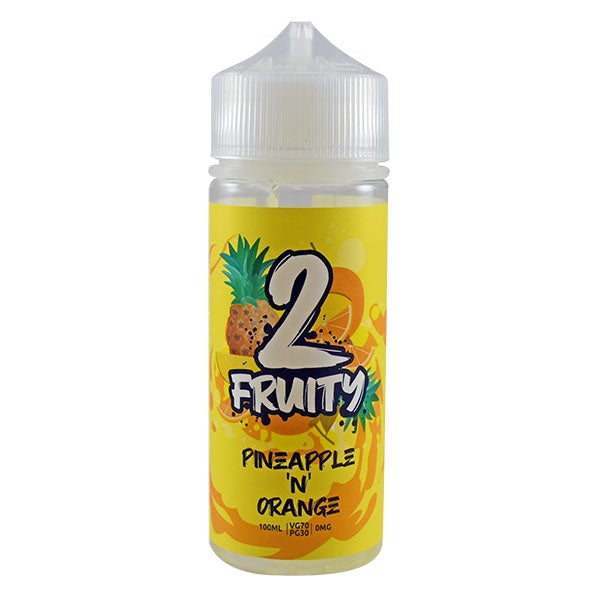 2 Fruity- Pineapple Orange 0mg 100ml Shortfill