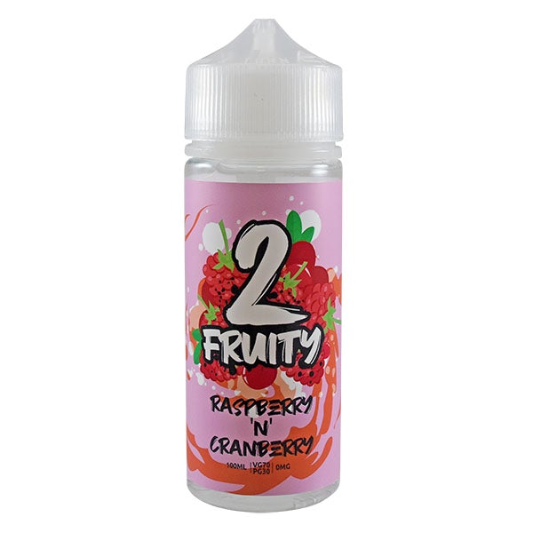 2 Fruity- Raspberry Cranberry 0mg 100ml Shortfill