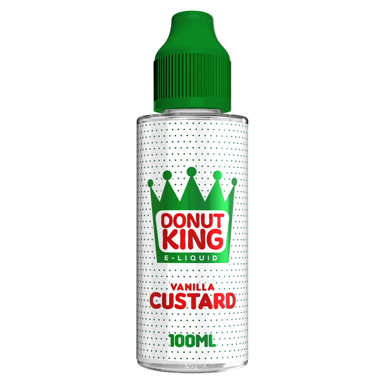 Donut King -  Vanilla Custard 0mg 100ml Shortfill