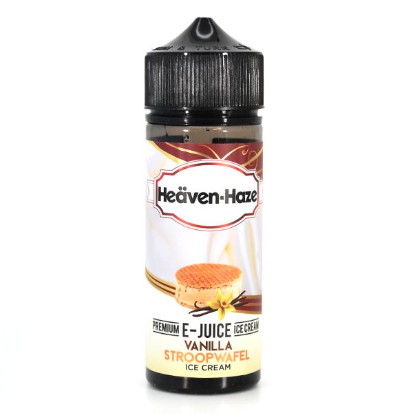 Heaven Haze Vanilla Stroopwafel Ice Cream 0mg 100ml Shortfill