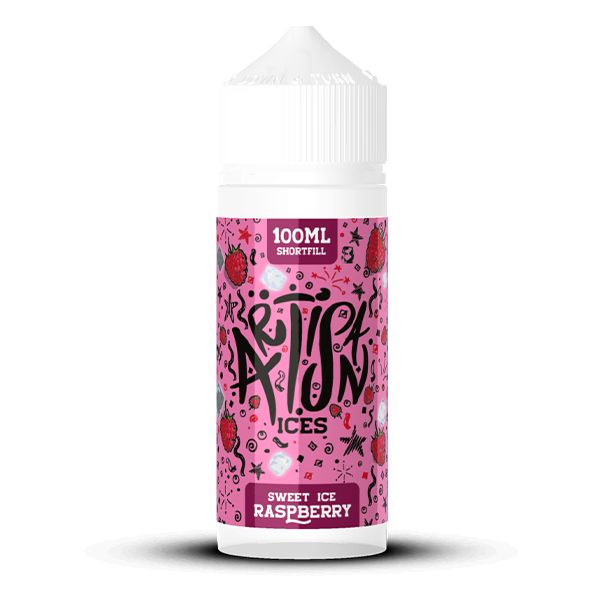 Artisan Ices Sweet Ice Raspberry 0mg 100ml