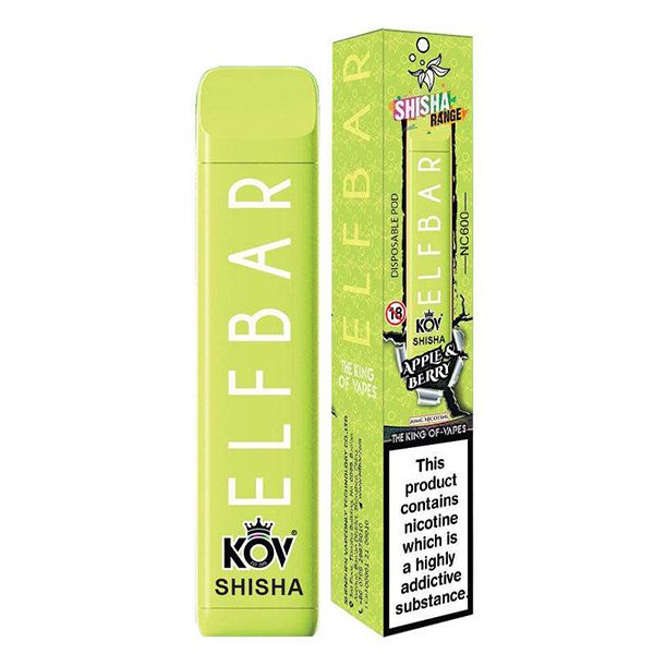 Elf Bar NC600 KOV Shisha Range Disposable Device