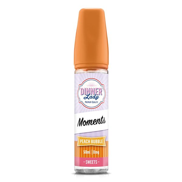 Dinner Lady Moments - Peach Bubble 50ml Shortfill