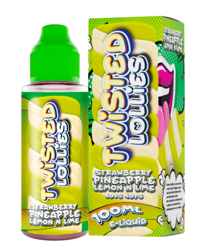 Twisted Lollies- Strawberry Pineapple Lemon N Lime 100ml Shortfill E-Liquid