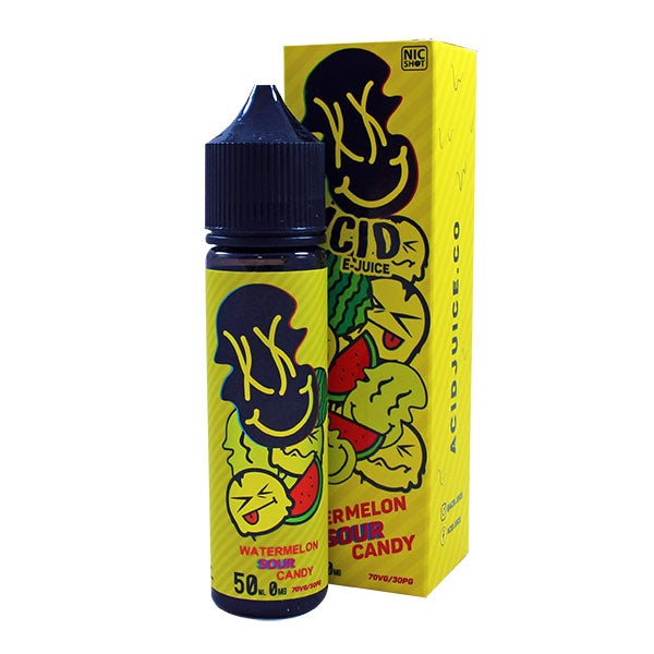 Acid E-Juice Watermelon Sour Candy 0mg 50ml Shortfill