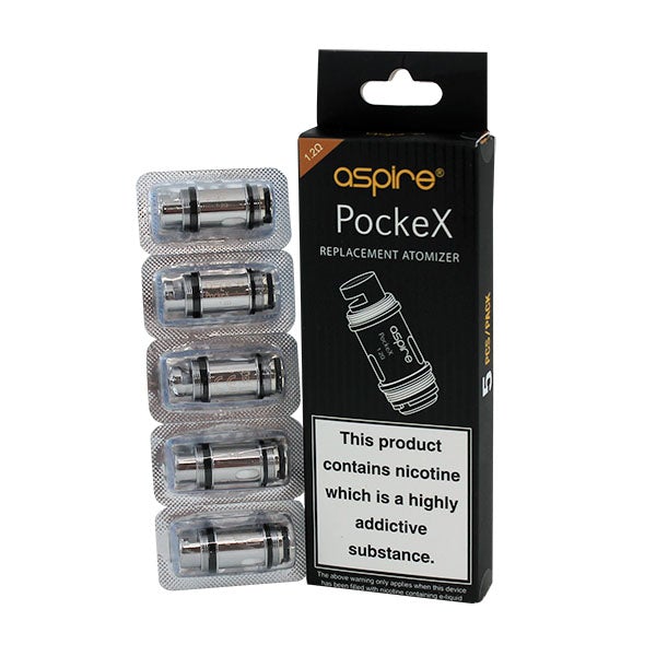 5 Pack Aspire PockeX Replacement Atomizer Coil (5 pack)