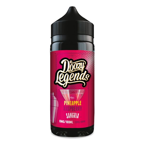 Doozy Legends- Pineapple Raspberry Sangria  0mg 100ml Shortfill