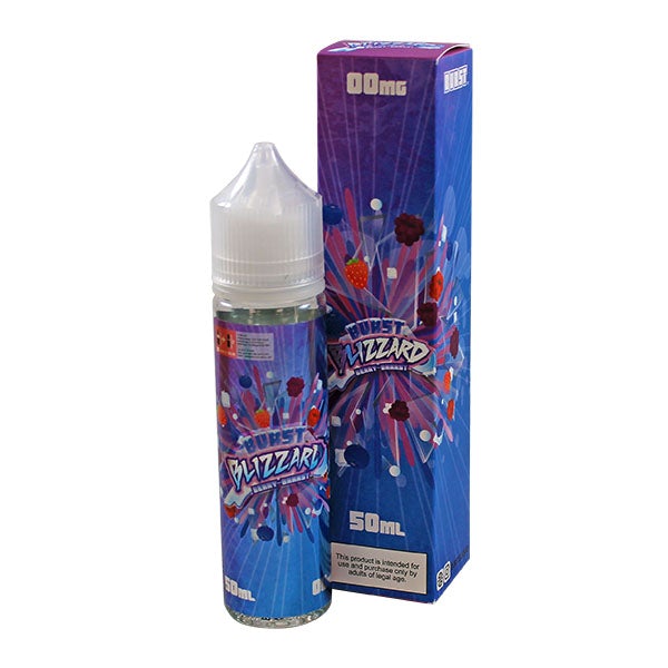 Burst Blizzard Berry Brrrst 50ml 0mg shortfill e-liquid