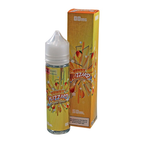 Burst Blizzard Mango Brrrst 50ml 0mg shortfill e-liquid