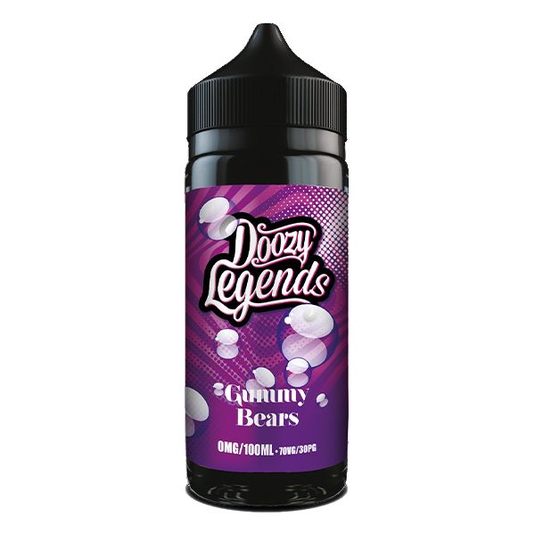 Doozy Legends- Gummy Bears  0mg 100ml Shortfill