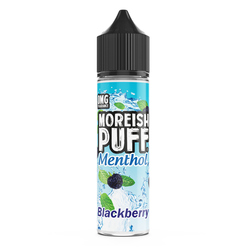 Moreish Puff Menthol Blackberry 0mg 50ml Shortfill E-liquid