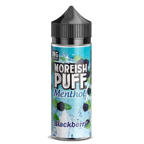 Moreish Puff Menthol Blackberry 0mg 100ml Shortfill E-liquid