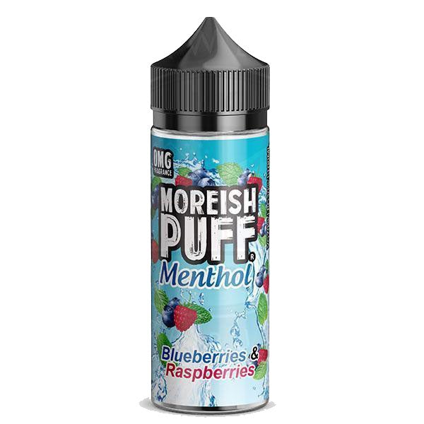 Moreish Puff Menthol Blueberry and Raspberry 0mg 100ml Shortfill E-liquid