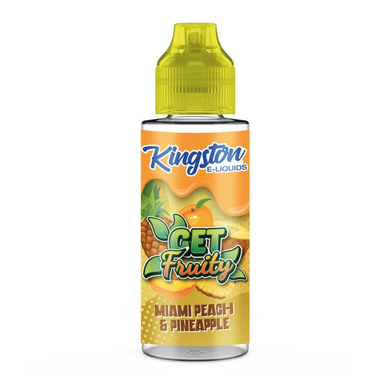 Kingston Get Fruity - Miami Peach Pineapple 70/30  0mg 100ml Shortfill