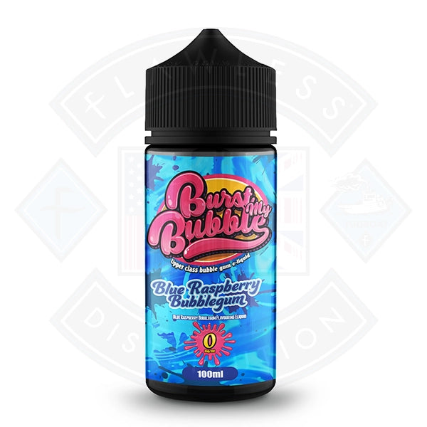 Burst My Bubble Blue Raspberry Bubblegum 0mg 100ml Shortfill