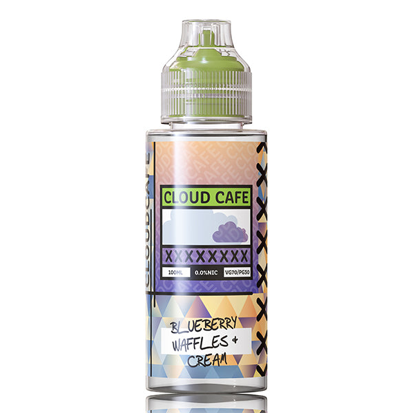 Cloud Café- Blueberry Waffles Cream 0mg 100ml Shortfill