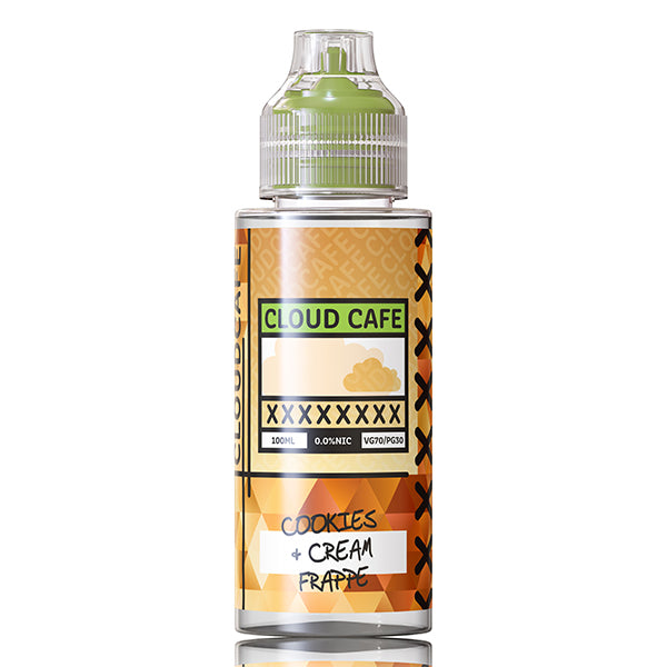 Cloud Café- Cookies Cream Frappe 0mg 100ml Shortfill