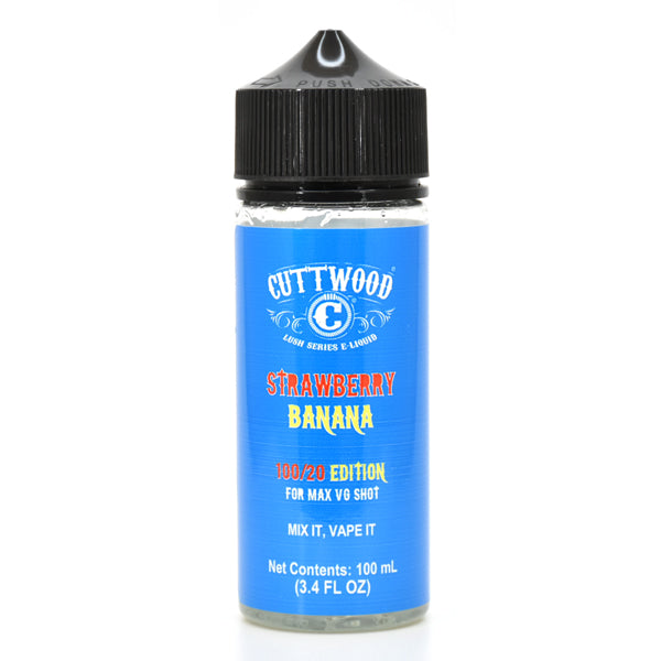 Cuttwood Lush Series- Strawberry Banana 0mg 100ml Shortfill