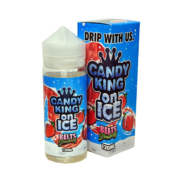 Candy King Belts Strawberry E liquid 100ml Short fill