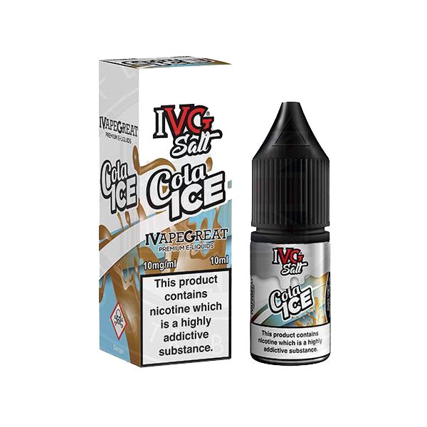 I VG Salt Cola Ice 10mg 10ml TPD Compliant e-liquid