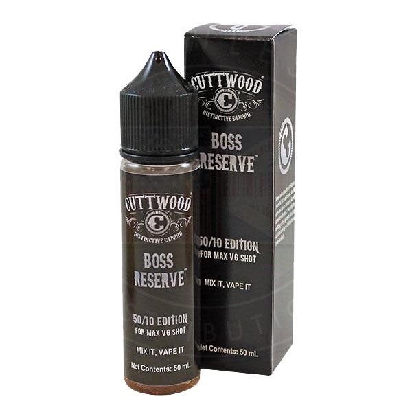 Cuttwood Distinctive Boss Reserve E liquid 50ml Short fill