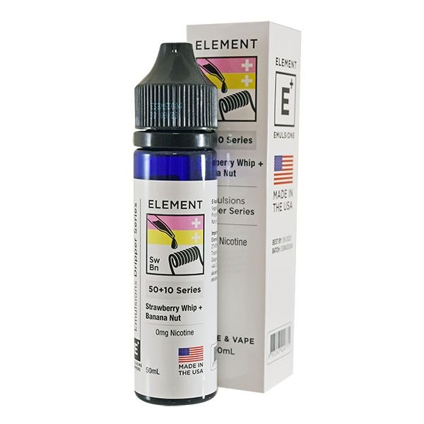 Element Emulsion - Strawberry Whip & Banana Nut 0mg 50ml Shortfill