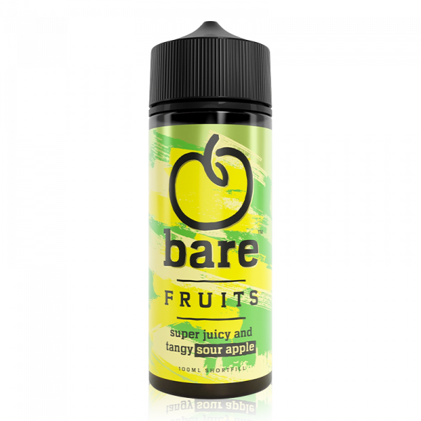 Bare Fruits Super Juice and Tangy Sour Apple 100ml Shortfill