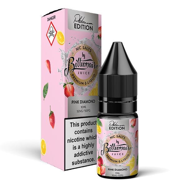 Billionaire Juice Platinum Series Nic Salt - Pink Diamond 10ml