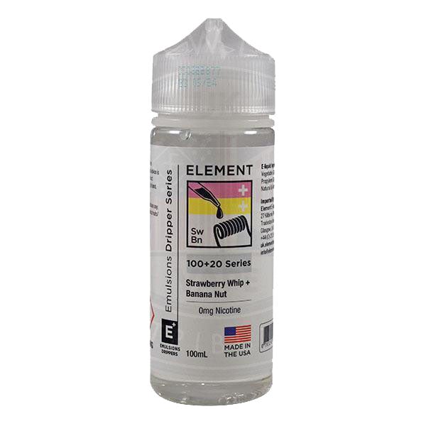 Element Emulsion - Strawberry Whip & Banana Nut 0mg 100ml Shortfill