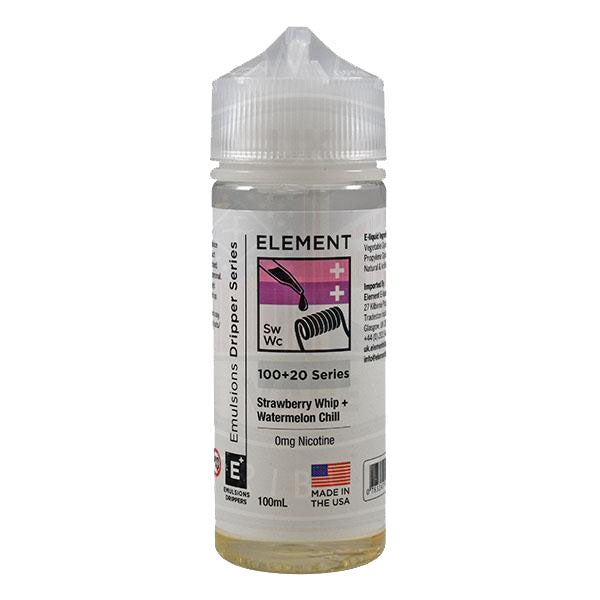 Element Emulsion - Strawberry Whip & Watermelon Chill 0mg 100ml Shortfill