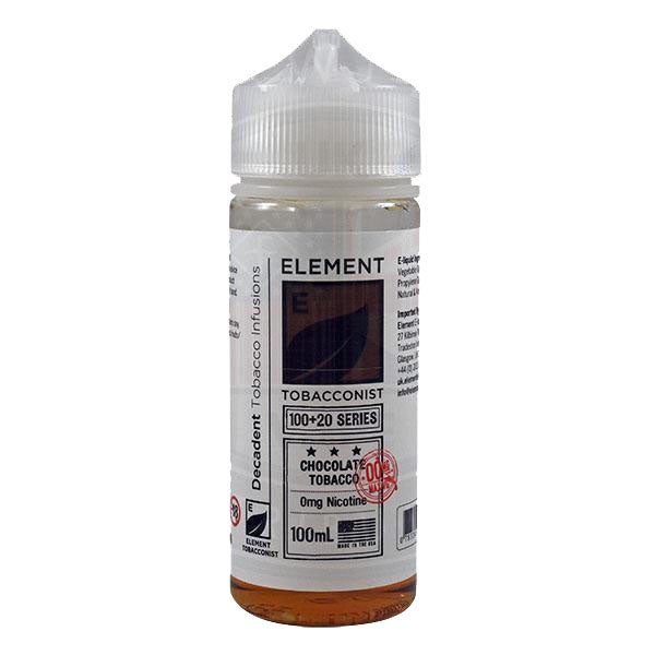 Element Tobacconist - Chocolate Tobacco Tobacco 0mg 100ml Shortfill