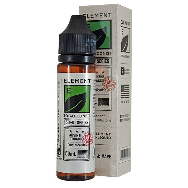 Element Tobacconist- Absinthe Tobacco 0mg 50ml Shortfill