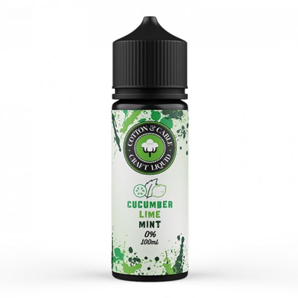 Cotton & Cable Fruits - Cucumber, Lime, Mint 0mg 100ml Shortfill