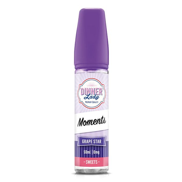 Dinner Lady Moments - Grape Star 50ml Shortfill