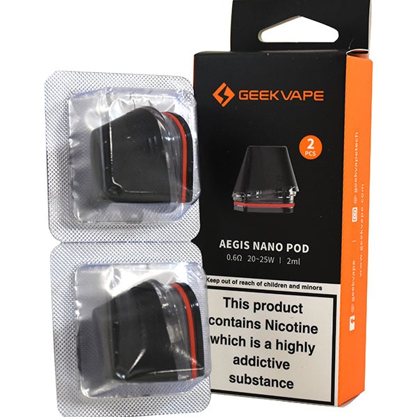 Geek Vape Aegis Nano Replacement Pod/2pcs