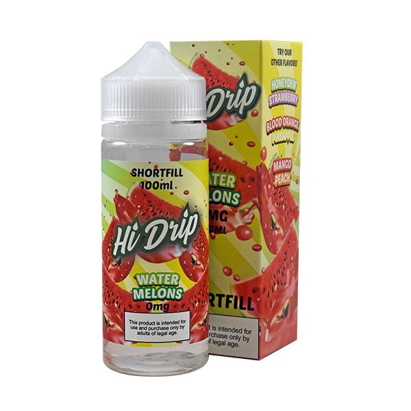 Hi Drip Water Melons 0mg 100ml Shortfill