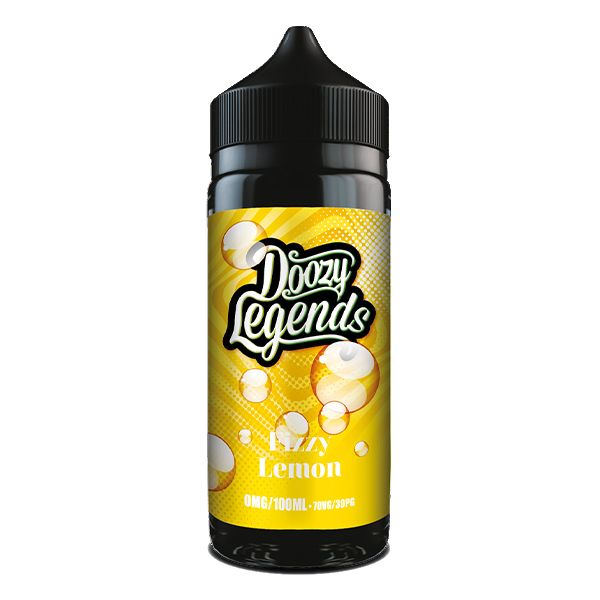 Doozy Legends- Fizzy Lemon 0mg 100ml Shortfill