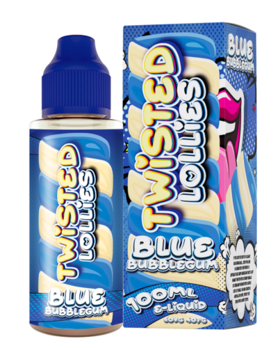 Twisted Lollies- Blue Bubblegum  100ml Shortfill E-Liquid